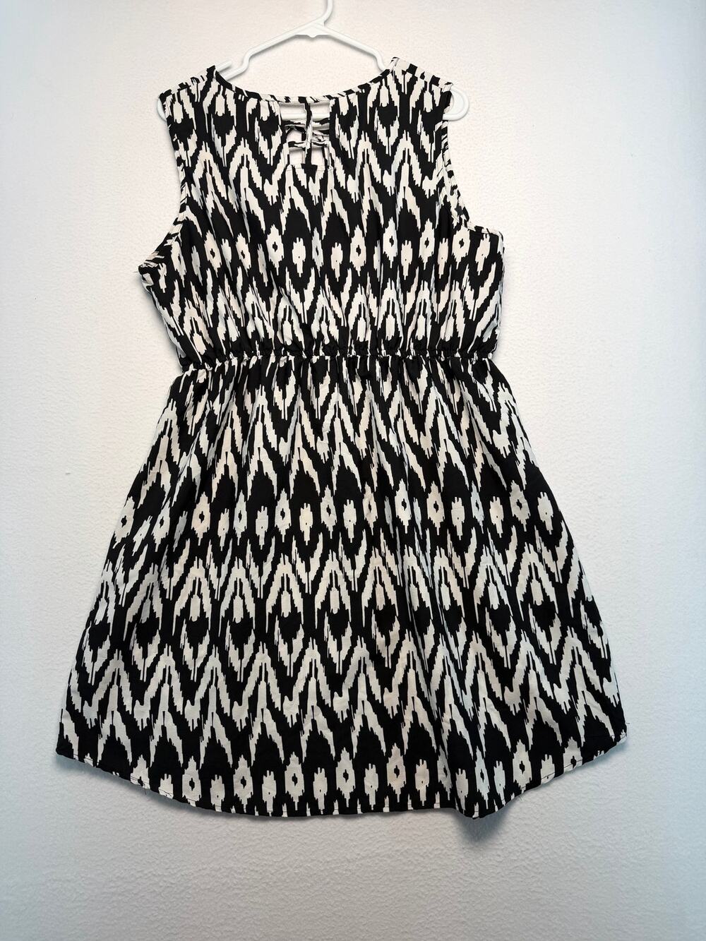 Bloom 2XL women’s black and white 2XL pullover mini sundress